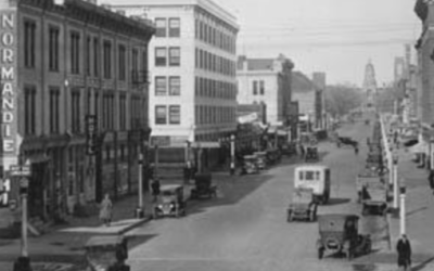 CAPITOL-NORTH-1925 A historic photo of Capitol Avenue in Cheyenne from 1925.