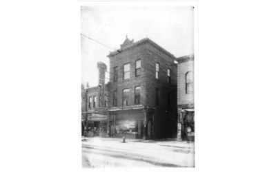 CAREY-BETWEEN-16TH-AND-17TH A historic photo of a brick building in Downtown Cheyenne.
