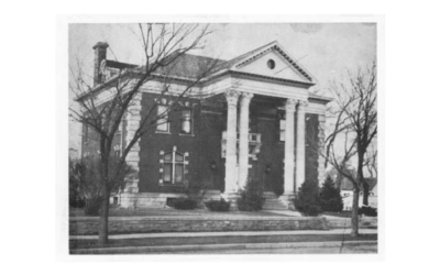 GOVENORS-MANSION-1951 A historic photo of the Wyoming Governor's Mansion from 1951.