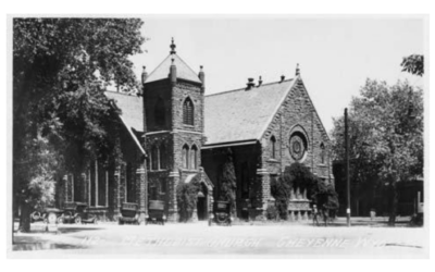METHODIST-CHURCH A historic photo of a Methodist church.