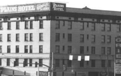 PLAINS-HOTEL-1984 A historic photo of the Plains Hotel from 1984.