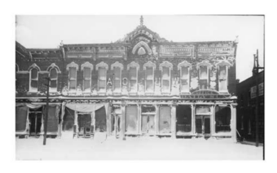 PRINCESS-THEATER A historic photo of the Princess Theater in Cheyenne