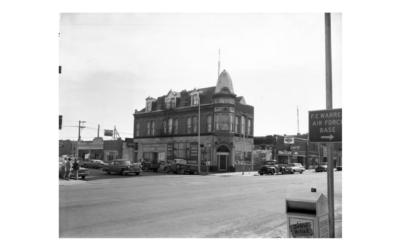 TIVOLI A historic photo of the Tivoli Building in Downtown Cheyenne.