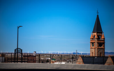 Depot Clock Tower A scenic view of the Cheyenne Depot's clock tower.