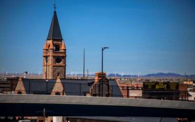 Depot Clock Tower A scenic view of the Cheyenne Depot's clock tower.