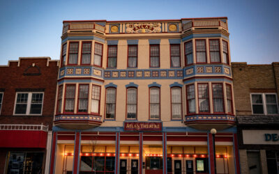 Atlas Theatre Detailed view of the exterior of The Atlas Theatre.