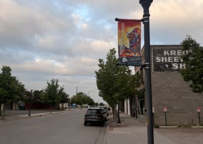 Banner in downtown Cheyenne on 15th Street